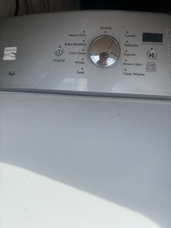 Washer and gas dryer.