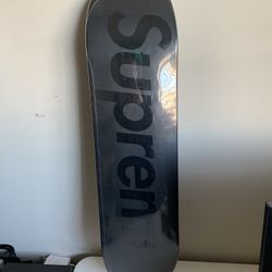 NEW Supreme Black Tonal Box Logo Skateboard Deck SS23