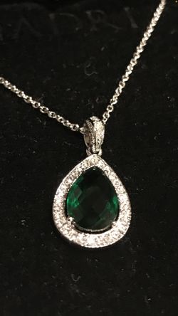 Nadri Emerald Necklace - Brand New With Tag