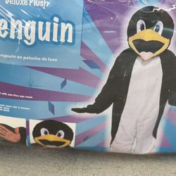 PENGUIN PLUSH ECONOMY MASCOT ADULT COSTUME