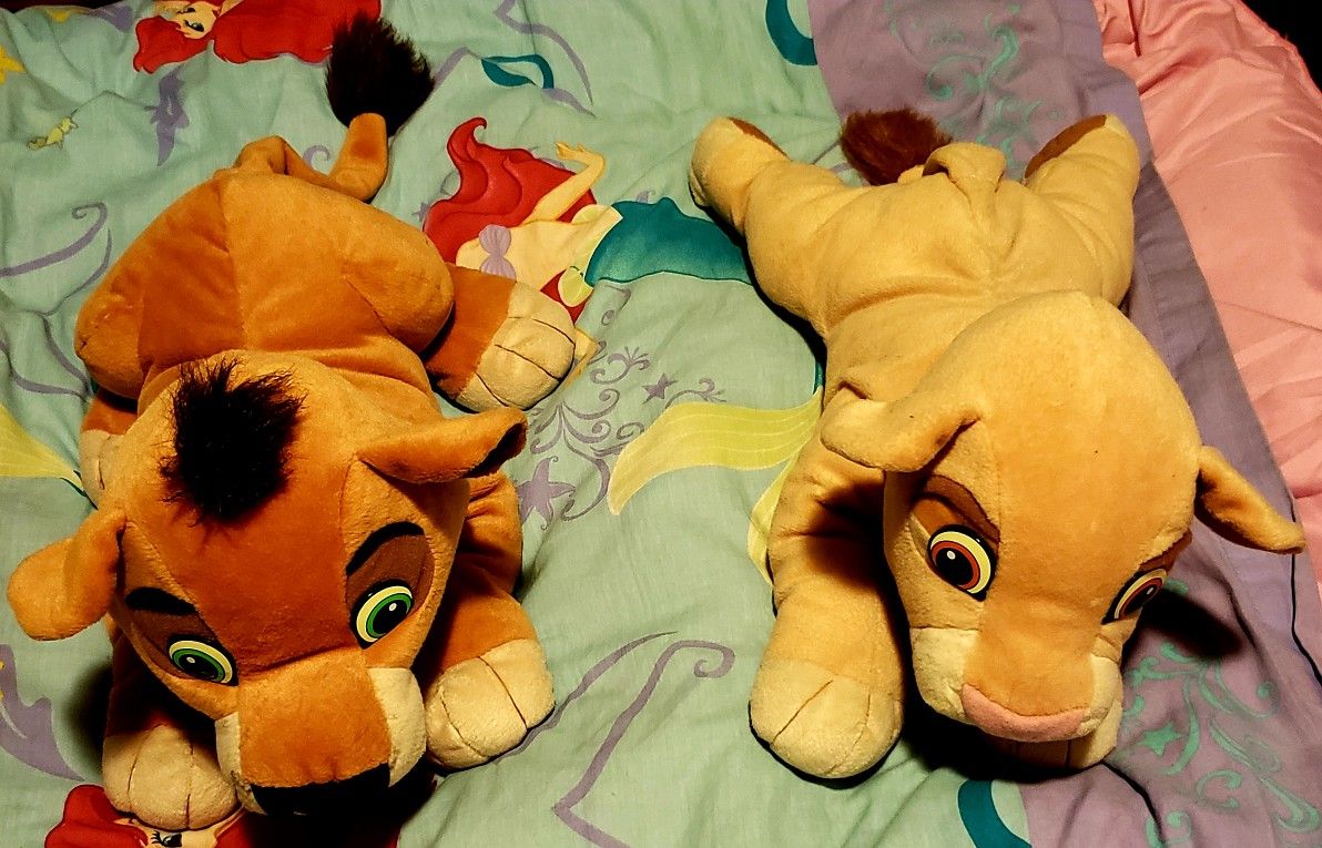 Disney The Lion King 2: Simba's Pride Plushies Kovu and Kiara