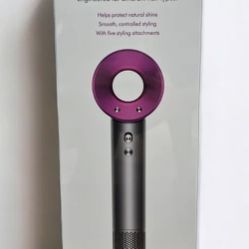 Dyson Supersonic 1600W Standard Hair Dryer - Gray/Pink