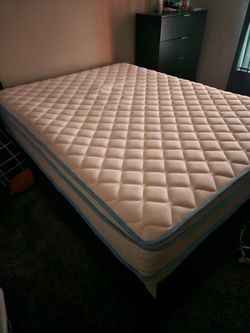 Queen mattress and frame