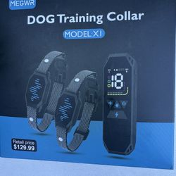 MEGWR Dog Training Collars MSRW Was $129.99  Now $30 For You (Open Box Never Used)