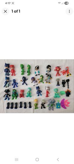PJ Masks Action Figures Mixed Lot Catboy Gekko Owlette Romeo Luna Girl 30+ Pack
