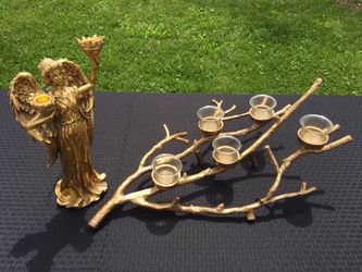 Gold Toned Brass Table Decor