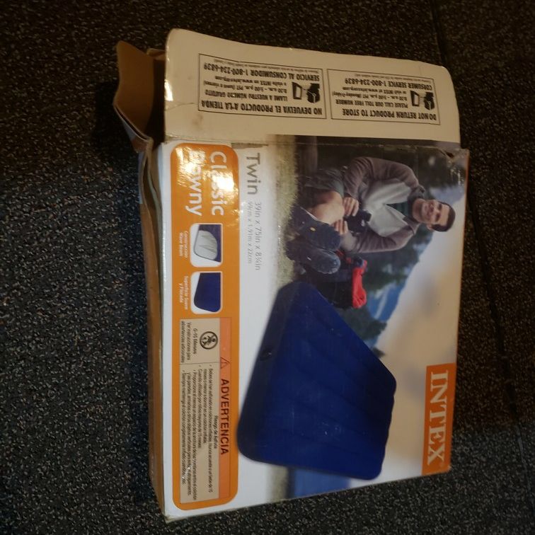 2 = INTEX TWIN AIR MATTRESS 39X75