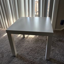 White Side Table 