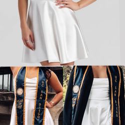 white skater windsor dress