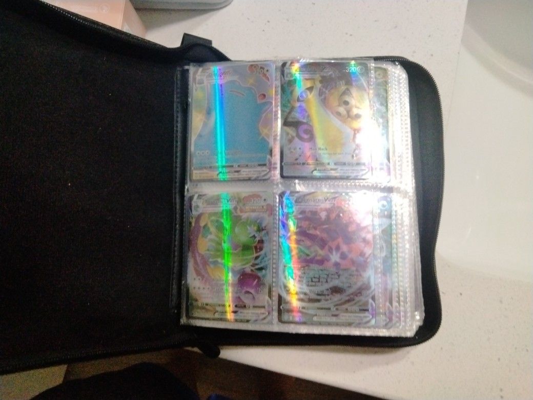 Pokemon Card Full Binder PGA Graded Over 9,000 Right Now If You Call Let Me know Your Buying
