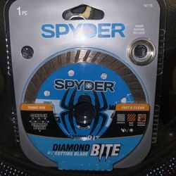 Spyder Bite 4-1/2" Wet/Dry Turbo Rim Diamond Saw Blade