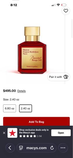 Maison Francis Kurkdjian Baccarat Rouge 540 Extrait de Parfum