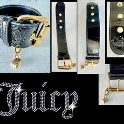 Juicy Couture Black Buckle Bracelet