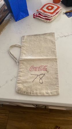 Vintage Coca-Cola Coin Money Bag