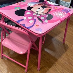 Mini Mouse Table And Chair