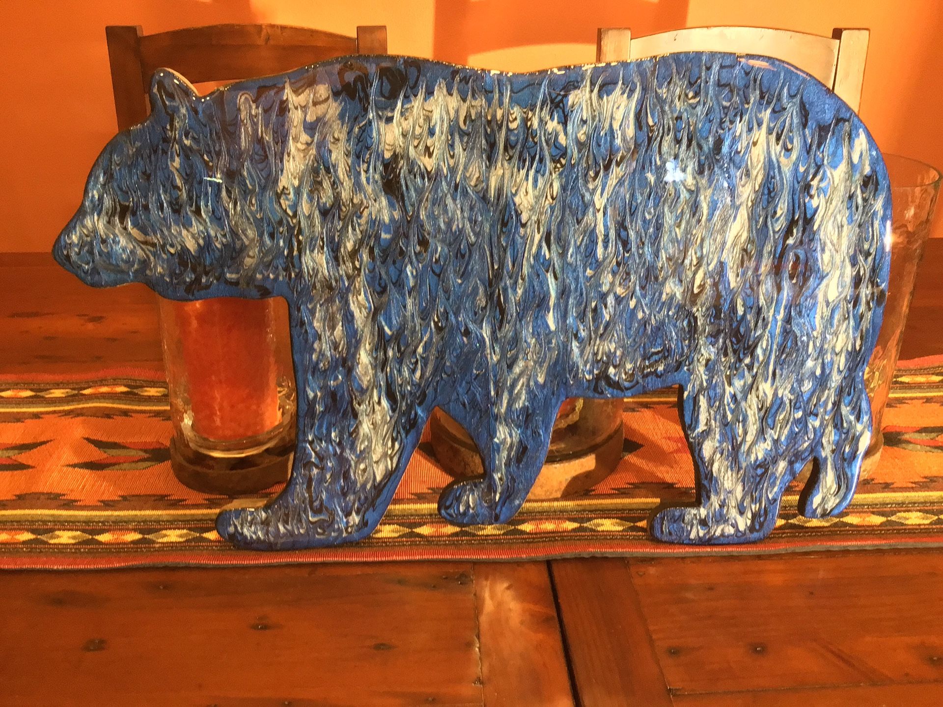 Bear Resin Art 