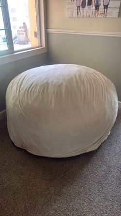 5' Bean Bag Cream/Beige