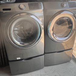 Samsung Front Loader’s Gas Dryer Electric Washer
