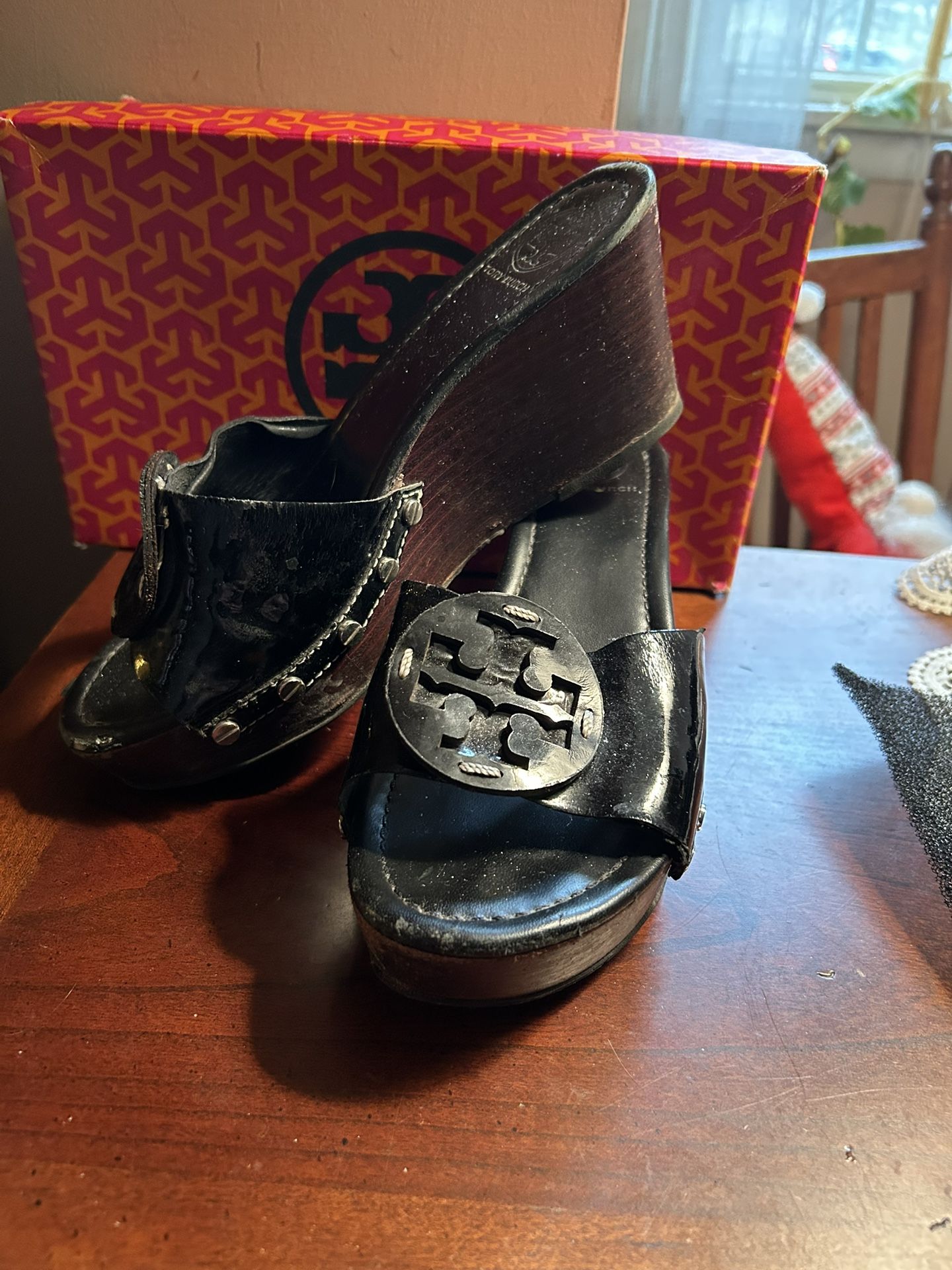 Tory Burch Patty Wedge Sandals