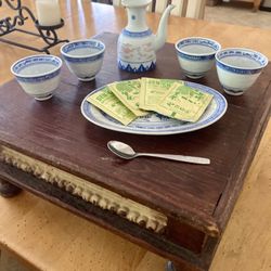 Vintage Tea Table  or Foot Stool “Rare find”