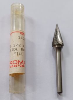 Carbide burr 1/2 x 7/8