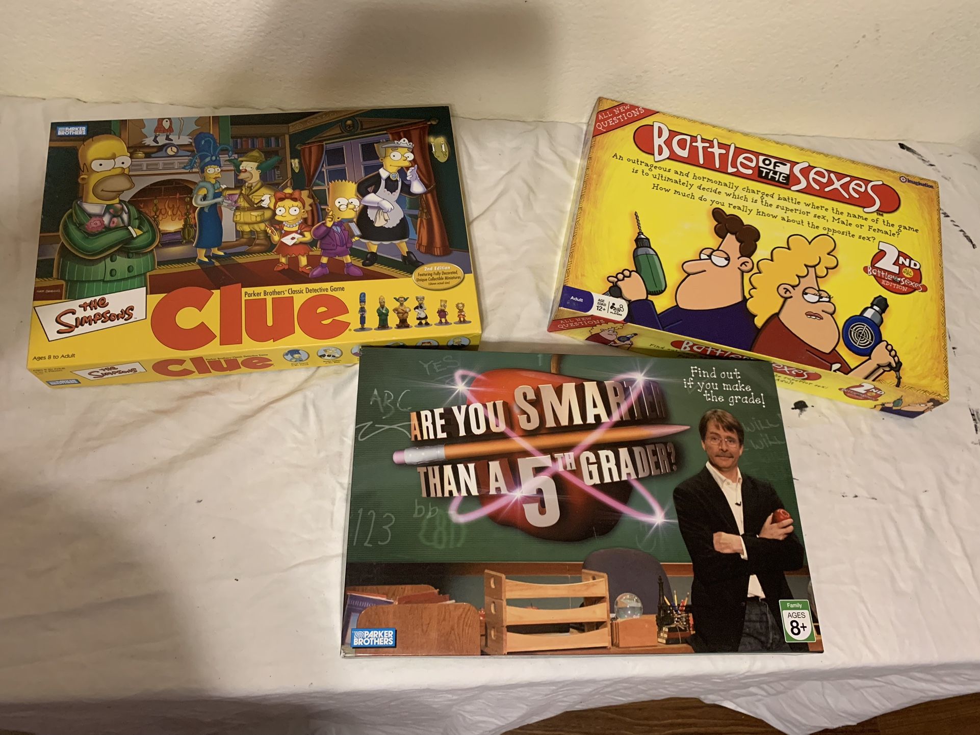 Board Games- $8 Each