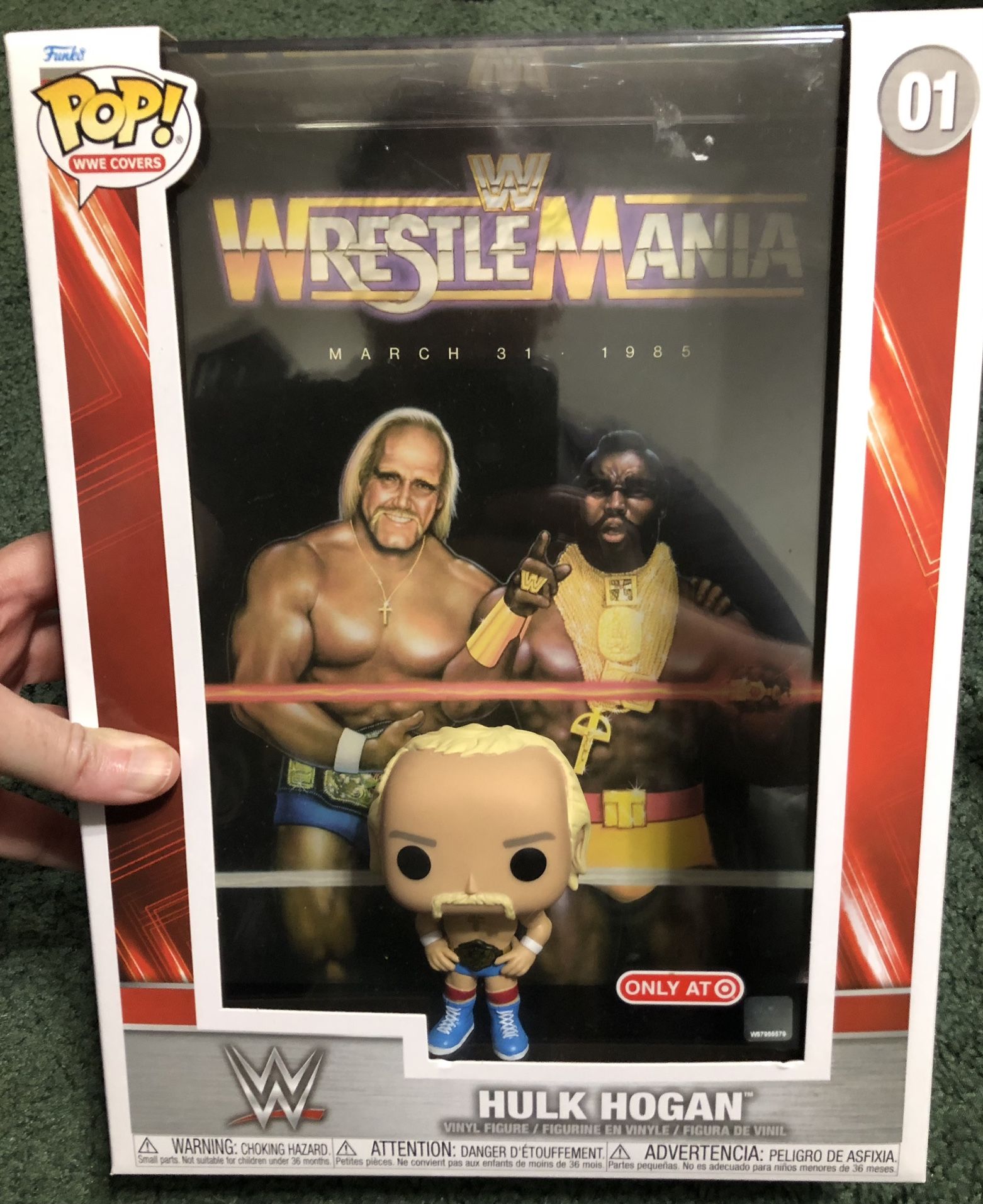 FUNKO HULK HOGAN WRESTLEMANIA TARGET EXCLUSIVE #1 NEW