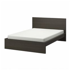 BRAND NEW IN BOX IKEA MALM QUEEN SIZE BED FRAME WITH SLATED BED BASE