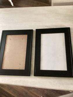 Black picture frames (for both)