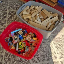Vintage Wood Block Toys