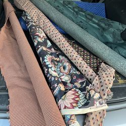 4 Partial Fabric Bolts 
