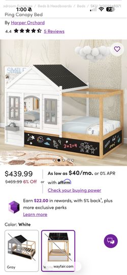 Ping Canopy Bed For Boys Or Girls