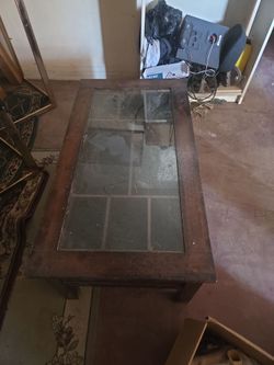 Cool coffer table well made needs a little love