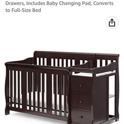 3 In 1 Bed ,crib,toddler Bed And Full Bed