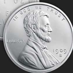 1 oz Silver Round - Lincoln Penny