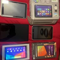 Phone And 4 Tablets - Lenovo, Toshiba, Acer, And Blu