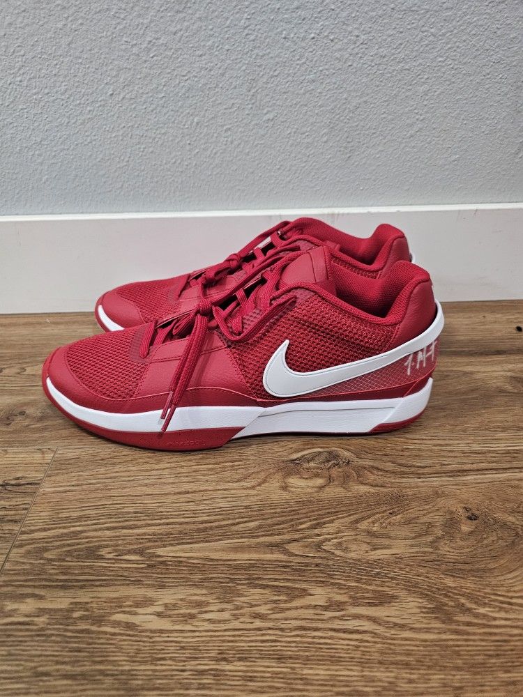 Rare Nike Ja Morant 1 TB Promo Low University Red/White Mens 13 Basketball Shoes