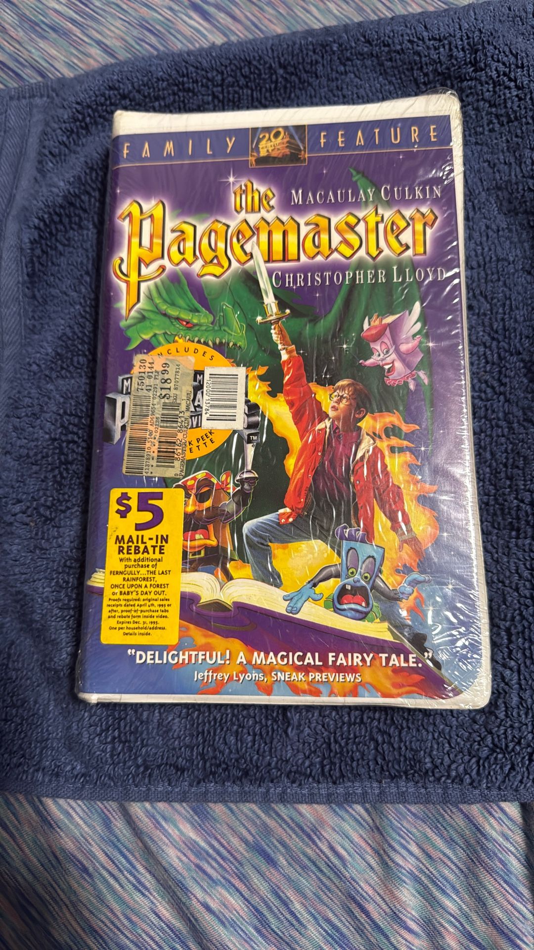 The Pagemaster VHS