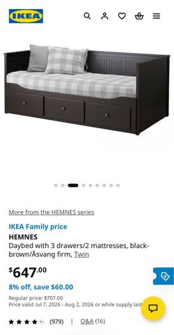 IKEA Hemnes Day Bed