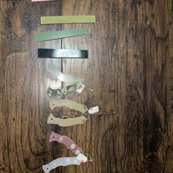 Multicolor Knife Handle Blanks and Scales Assorted Patterns