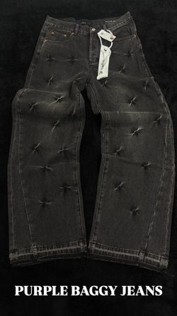 Purple Baggy Jeans