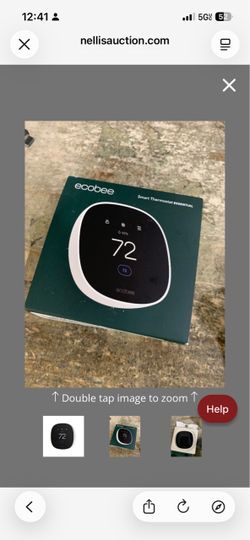 Ecobee Smart Thermostat Essential - WiFi Thermostat, Energy Star Certified