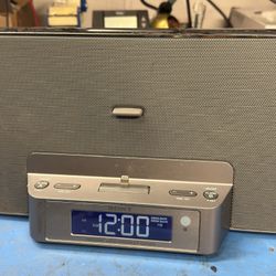 Sony ICF-CS15IPN Audio Dock with Clock and Radio for iPhone/iPod 