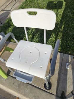 Shower Chair with Potty Tray