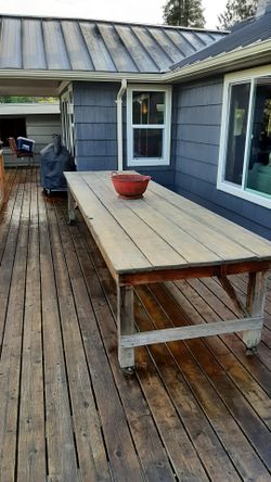 Vintage Saw Mill Table