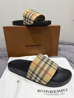 Burberry slides