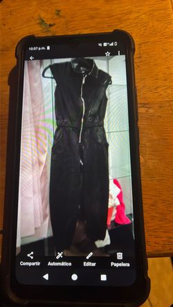 Black Sleeveless Zip-Up Jumpsuit