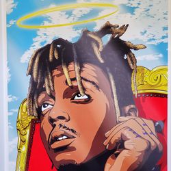 Juice Wrld Supreme Art Hypebeast Glass Boost Frame 350 Huf Funko Art pop