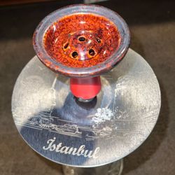 Glass and Metal Istanbul Art Piece / Collectible Display