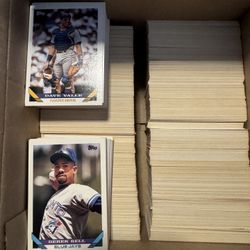 100s Of Topps 1993 MLB Baseball Cards